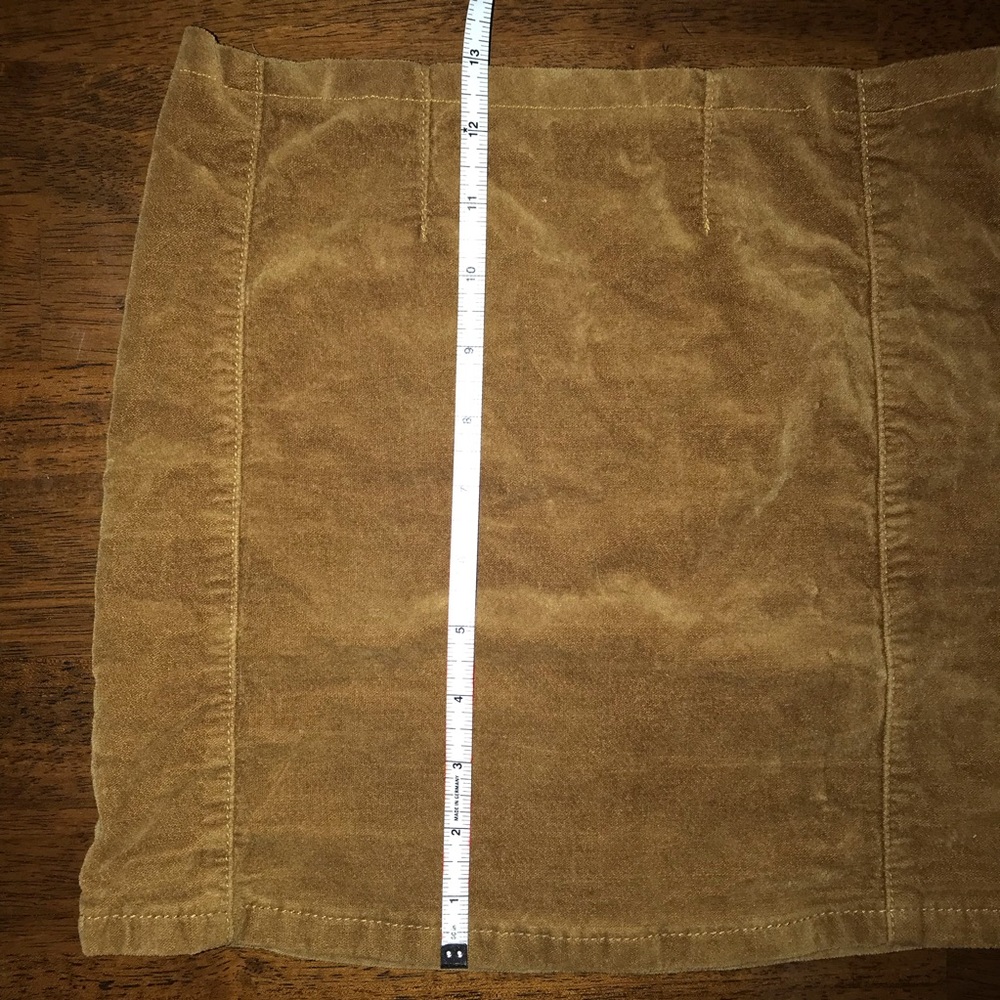 Ships Today! Brandy Melville Suede Bodycon Skirt - Picture 2 of 8